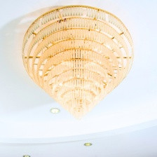 Chandelier in the milford suite at la mon hotel  country club belfast weddings www.lamon.co.uk