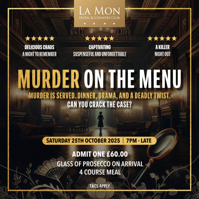 Murder On The Menu 25th October