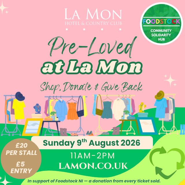 Pre-Loved at La Mon - Sunday 9th August